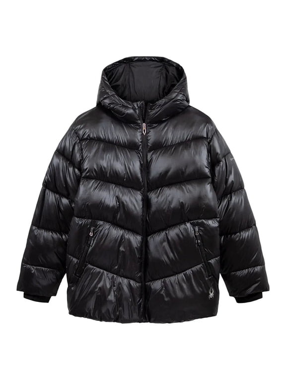 WOMEN'S SUPER PUFF JACKET - SIZE: WOMEN L - BLACK