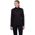 thumbnail image 1 of Spyder Women's Baselayer 1/4 Zip Top - Color Black - Size: M, 1 of 7