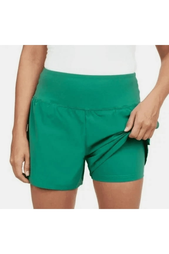 Women's Woven Short, Green XL