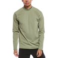 thumbnail image 1 of Spyder mens  Castle Mock Neck Baselayer Top, m, Green, 1 of 3