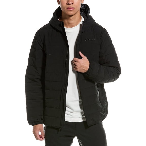 Spyder mens  Stretch Packable Jacket, l, Black
