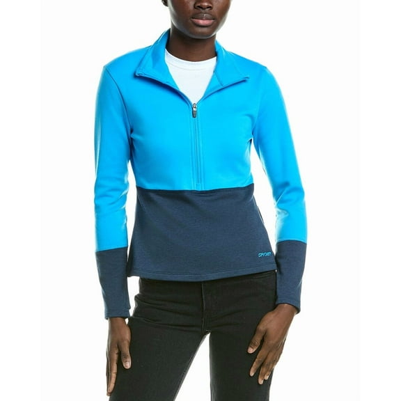 Spyder womens  Speed Fleece 1/2-Zip Pullover, XL, Blue
