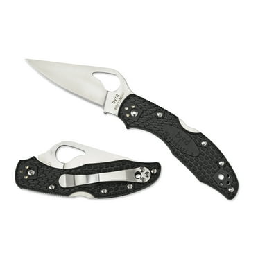 Spyderco BY04PBK2 Plain Edge Meadowlark2 Lightweight Black