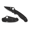 thumbnail image 1 of Spyderco Black Fiberglass-Reinforced Nylon FRN Para 3 Compression Lock BD1N Stainless Knife, 1 of 2