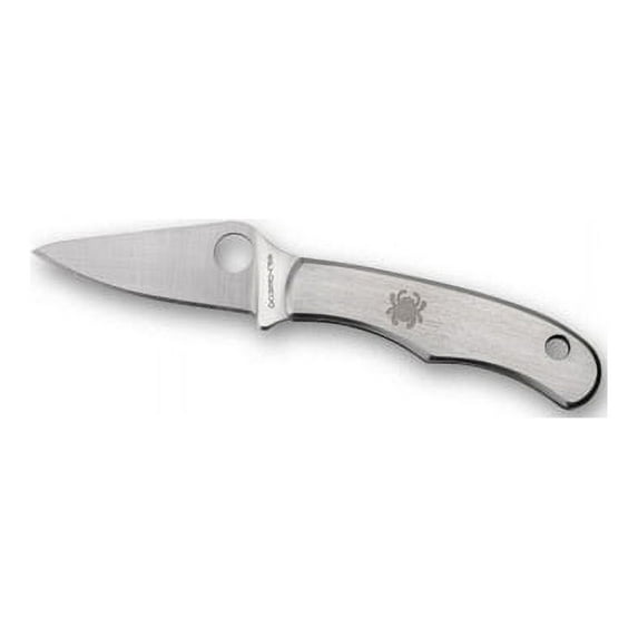 Spyderco Bug Stainless Steel PlainEdge Folding Knife