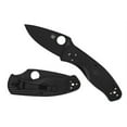 thumbnail image 1 of Spyderco C136PBBK Black Plain Edge Clip Point Stainless Steel Folding Knife, 1 of 5