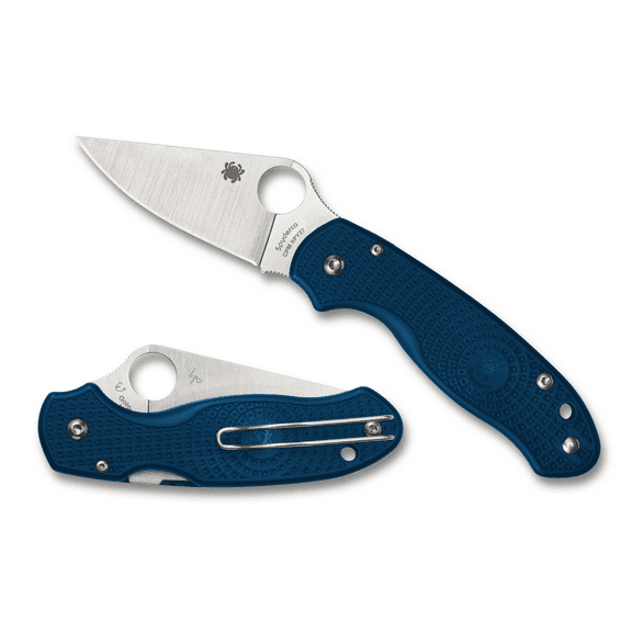 Spyderco Knives Spyderco Para 3 Lightweight Folding Knife CPM SPY27 Blue SPC223PCBL