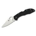 thumbnail image 1 of Spyderco Delica 4 Lightweight Black FRN Flat Ground PlainEdge Folding Knife, 1 of 2