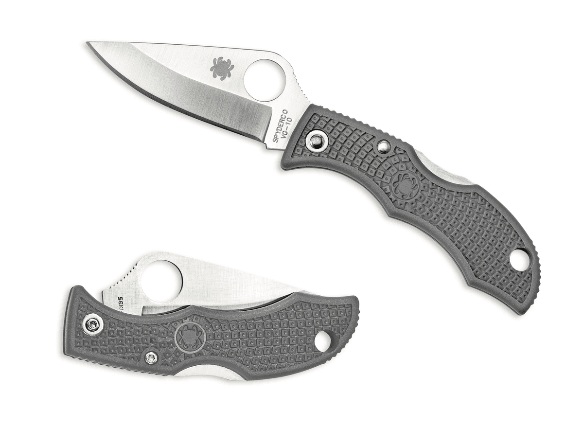 Spyderco Foliage Green FRN Ladybug 3 Lockback VG-10 Stainless Pocket Knife Knives