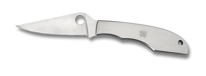Spyderco Grasshopper Stainless Steel PlainEdge Folding Knife