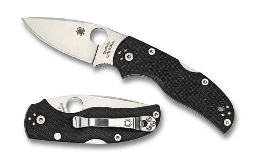 Spyderco Native 5 Black G-10 PlainEdge Folding Knife