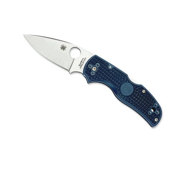 Spyderco Native 5 Lightweight Dark Blue FRN S110V PlainEdge Folding Knife