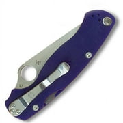 Spyderco Paramilitary 2 Folding Knife 3-7/16" S110V Satin Blade, Blue/Purple (Blurple) G10 Handles - C81GPDBL2