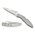 thumbnail image 1 of Spyderco Police Stainless Steel 4 1/8" Folding Pocket Knife, Serrated Edge - C07S, 1 of 2