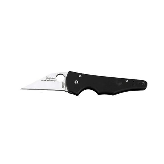 Spyderco Yojimbo 2 G-10 Plain Edge 3.125" Folding Pocket Knife, Made in Golden Colorado - C85GP2