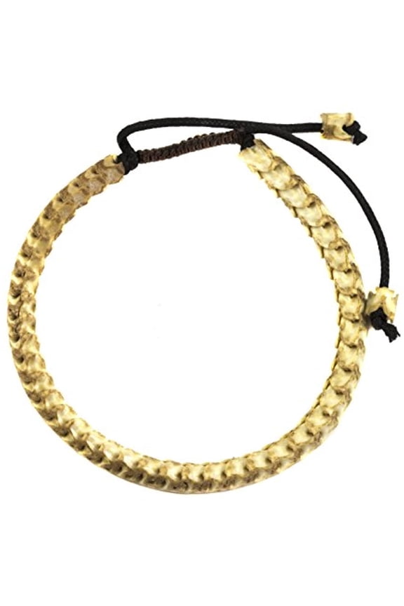 Men's Snake Bracelet Spine Bone Adjustable, 8" 9" 10"