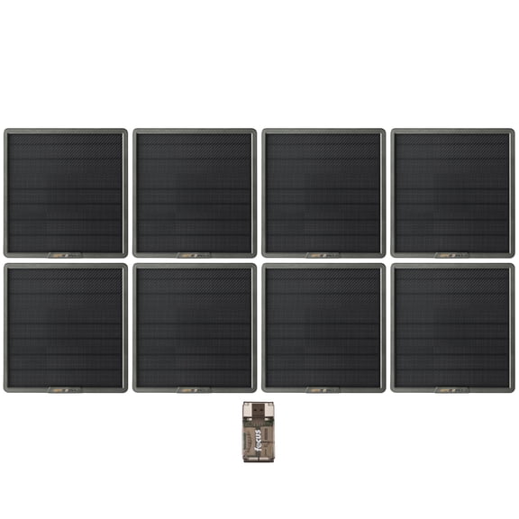 Spypoint 10-Watts Lithium Battery Solar Panel with 4 LED Charge Indicator Lights Bundle