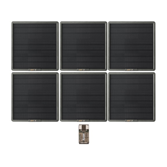 Spypoint 10-Watts Lithium Battery Solar Panel with 4 LED Charge Indicator Lights Bundle