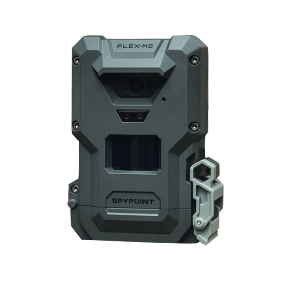 Spypoint FLEX-M2 Trail Camera with 32MP, 1080p Video Resolution, Dual SIM, 12-months of Continuous Operating Capacity, and 90ft Detection Range