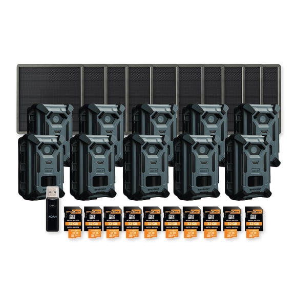 Spypoint FORCE-4K Trail Camera with 40MP, 4K Resolution and Rugged Exterior with Accessories