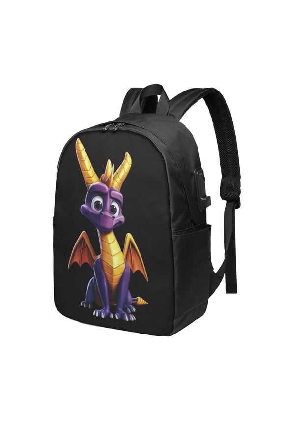 Spyro Backpack Fashion Travel Backpack Laptop Backpack 17 Inch External Usb Interface Headphone Line Interface