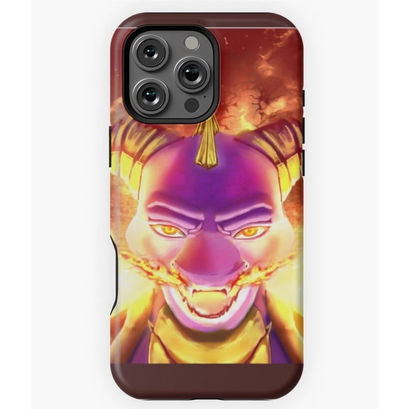 Spyro Fire Breath Attack Gaming Art Phone Case for iPhone 16 15 14 13 12 11 Pro Max
