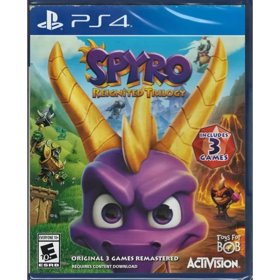 Spyro Reignited Trilogy PS4 (Brand New Factory Sealed US Version) PlayStation 4,