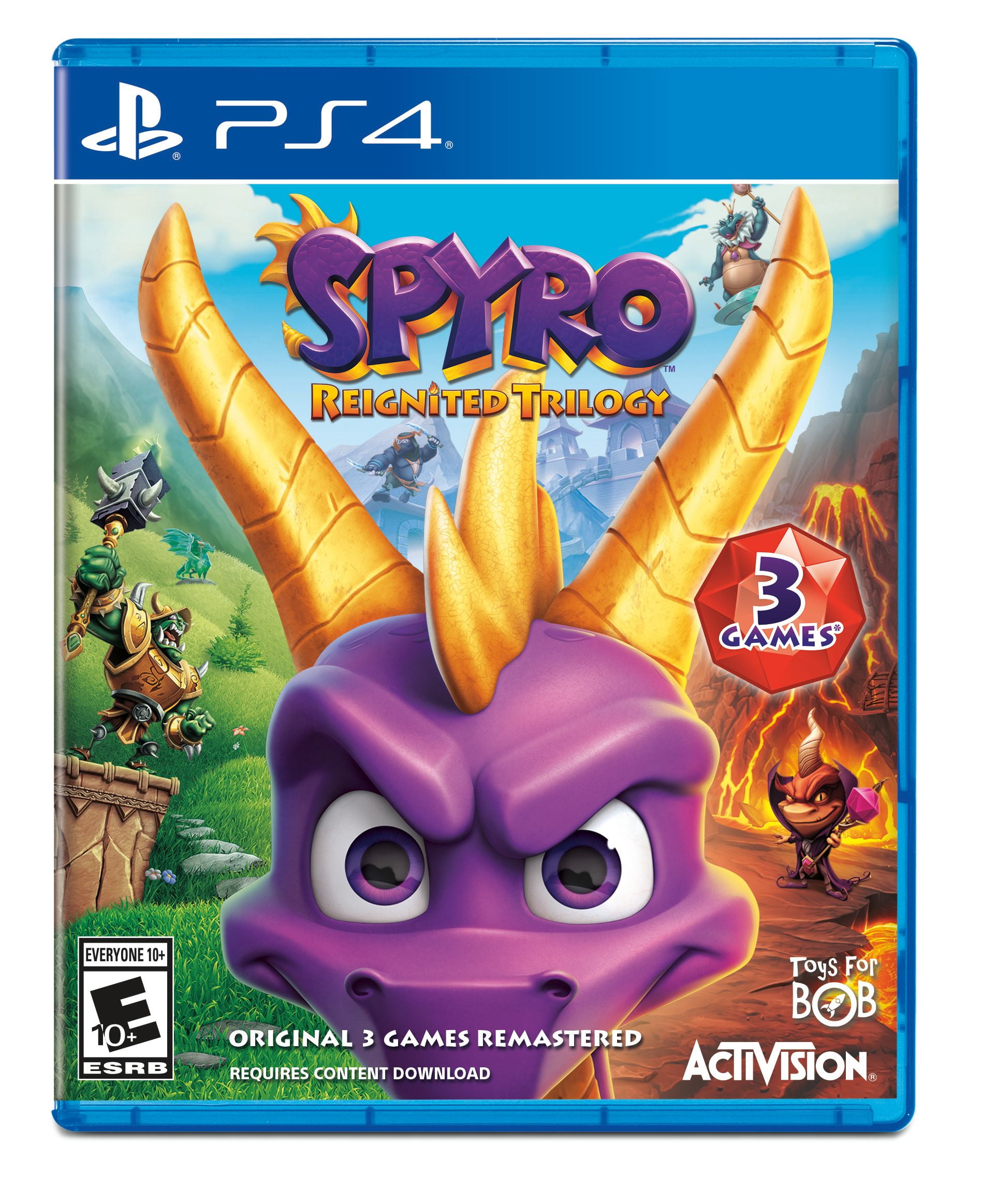 damp Polar løfte Spyro Reignited Trilogy - PlayStation 4 - Walmart.com