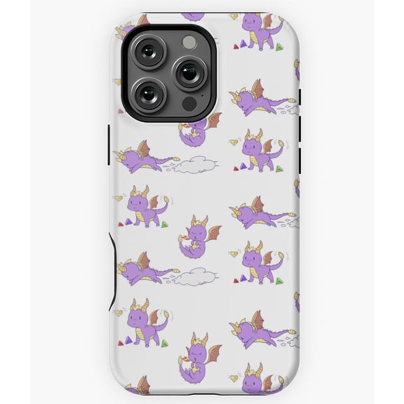 Spyro Trio The Dragon Fan Art Gaming Phone Case for iPhone 16 15 14 13 12 11 Pro Max