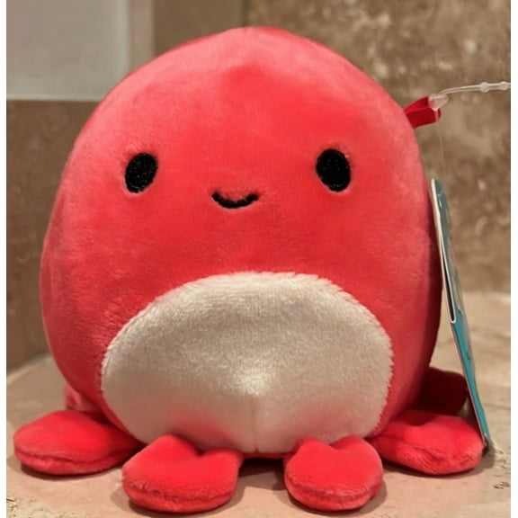 Sqsuishmallows 5" Veronica red octopus slow riser