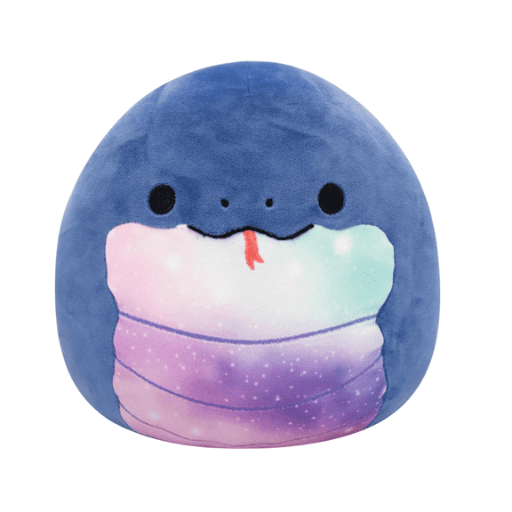SquSquishmallows Original 8-Inch Herman Navy Blue Snake with Celestial Belly - Official Jazwares Plush