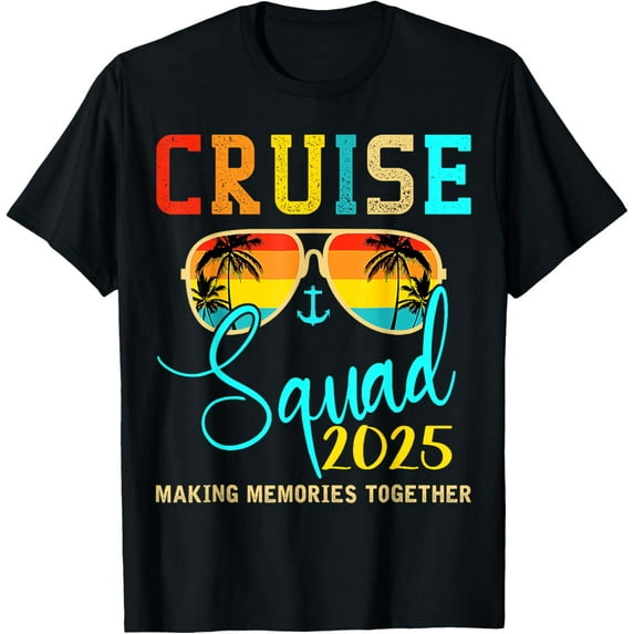 Squad Crew Cruise 2025 Summer Vacation Matching Family Group T-Shirt