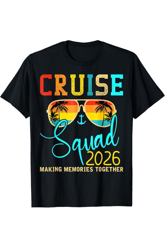 Squad Crew Cruise 2026 Summer Vacation Matching Family Group Mens T-Shirt