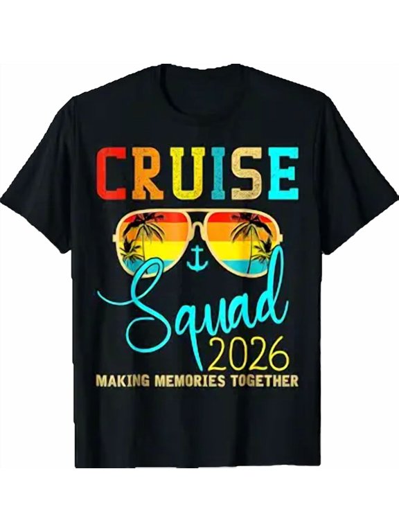 Squad Crew Cruise 2026 Summer Vacation Matching Family Group T-Shirt
