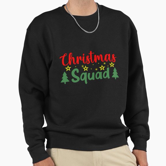 Squad Family Holiday Celebration Art Gift Retro Vintage Unisex Sweatshirt G31941, Up to Size 5XL