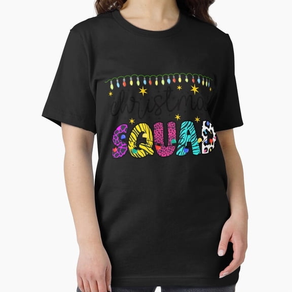 Squad Family Holiday Classic Retro Vintage Funny Gift Unisex T-Shirt, up to Size 5XL