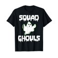 thumbnail image 1 of Squad Ghouls Funny Halloween Horror Scary Black T-Shirt Gift, 1 of 5