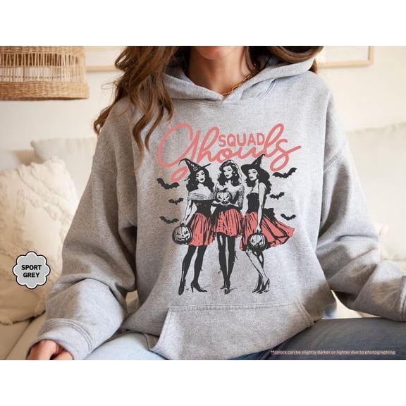 Squad Ghouls Hoodie, Ghouls Crew Hoodie, Lets Go Ghouls, Girls Party, Spooky Girl Hoodie, Besties, Witchy Sweat