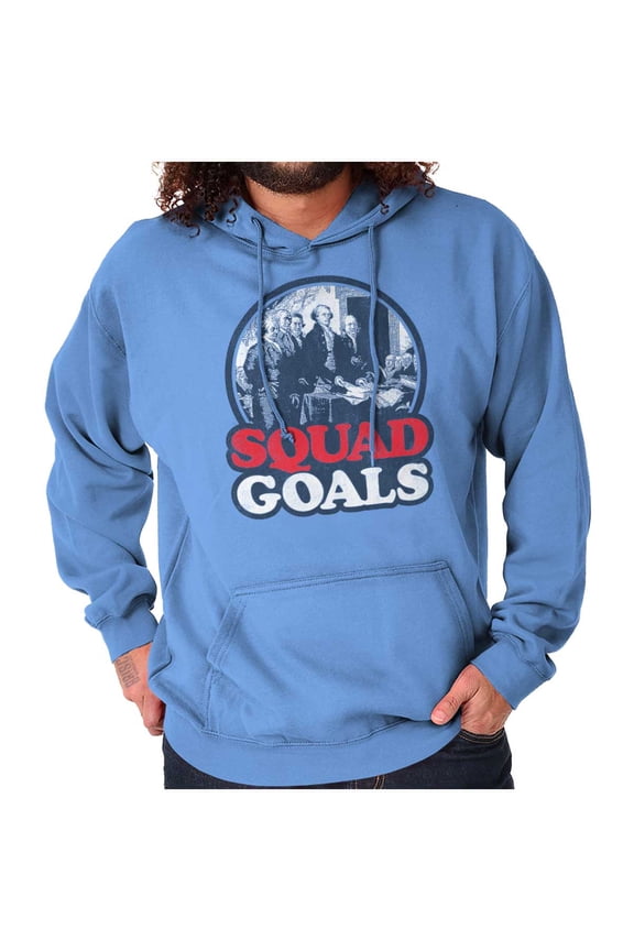 Squad Goal Founding Fathers Funny USA Hoodie Sweatshirt Women Men Brisco Brands S