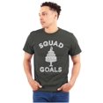 thumbnail image 1 of Squad Goals Wedding Cake Humor Plus Size Crewneck Graphic Tee Shirt Brisco Brands 5X, 1 of 5