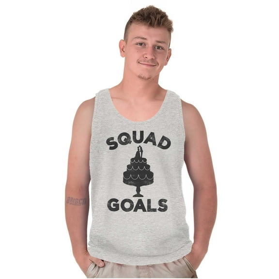 Squad Goals Wedding Cake Humor Tank Top T Shirts Men Women Brisco Brands X