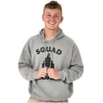 thumbnail image 1 of Squad Goals Wedding Cake Humor Unisex Plus Fleece Graphic Hoodie Brisco Brands 3X, 1 of 5