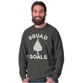 thumbnail image 1 of Squad Goals Wedding Cake Humor Unisex Plus Size Long Sleeve Tee Shirt Brisco Brands 4X, 1 of 6
