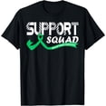 thumbnail image 1 of Squad Mental Health Awareness Ribbon Green T-Shirt, 1 of 4