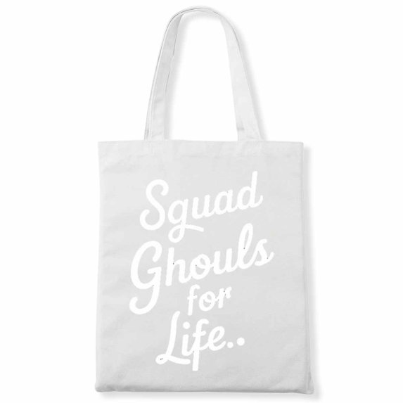 Squad ghouls for life. Halloqueen - Funny Happy Halloween Canvas Bag 2Pcs