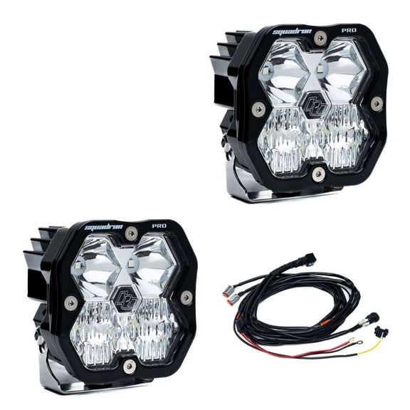 Baja Designs 5578012 Squadron 2.0 Sport LED Light Pod Pair - Spot Clear