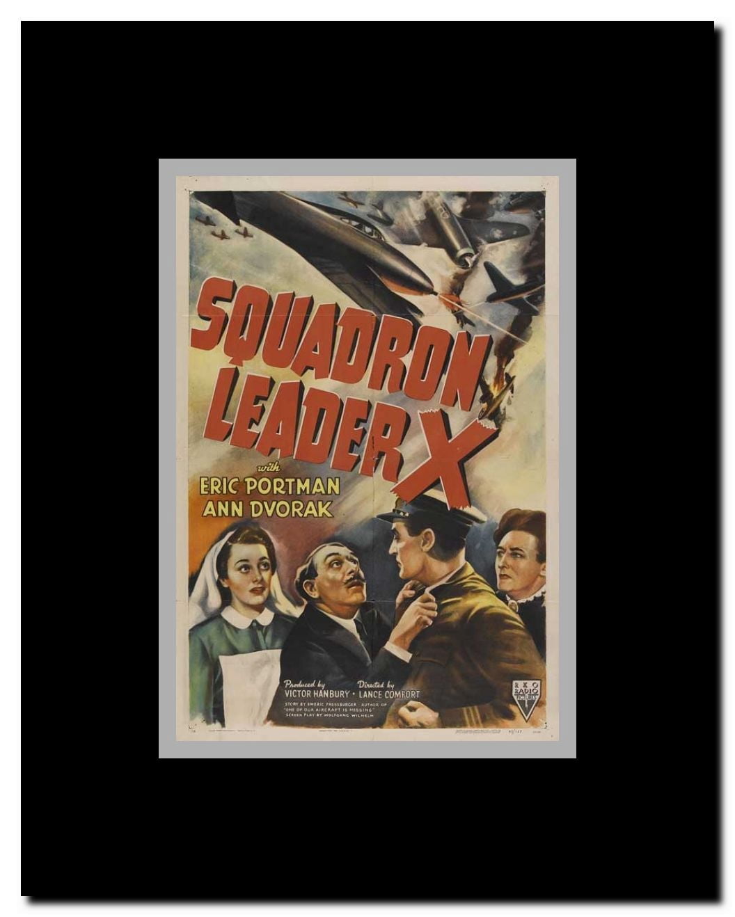 Squadron Leader X Framed Movie Poster