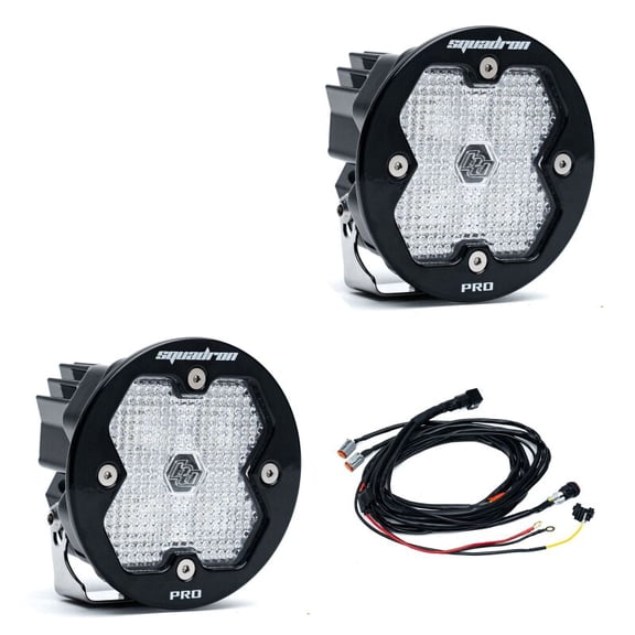 Baja Designs 5578012 Squadron 2.0 Sport LED Light Pod Pair - Spot Clear