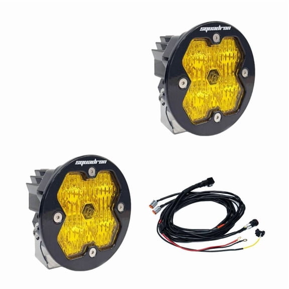 Baja Designs 5578012 Squadron 2.0 Sport LED Light Pod Pair - Spot Clear