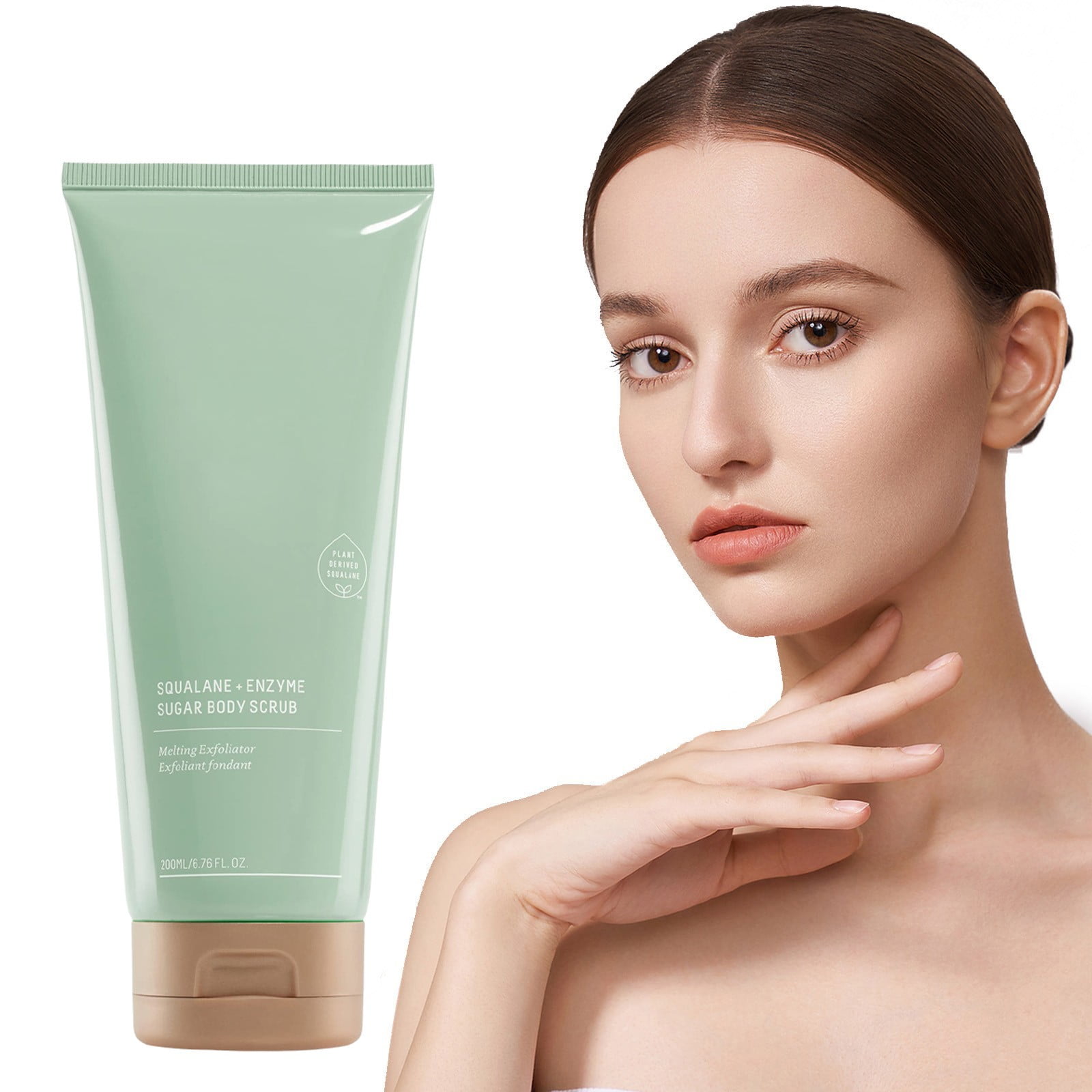 Squalane + Enzyme Sugar Body Scrub. A Powerful Yet Gentle Exfoliator